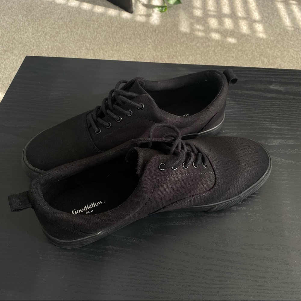 Goodfellow & Co Men's Brady Sneakers - Black - Size 10.5